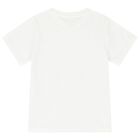 Girls Ivory Floral T-Shirt, 1, hi-res