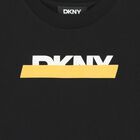 Boys Black Logo T-Shirt, 1, hi-res