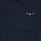 Boys Navy Blue Hooded Top, 1, hi-res