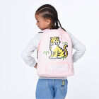 Girls Pink Tiger & Logo Backpack, 1, hi-res
