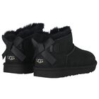 Girls Black Ultra Mini Bailey Bow Boots, 1, hi-res