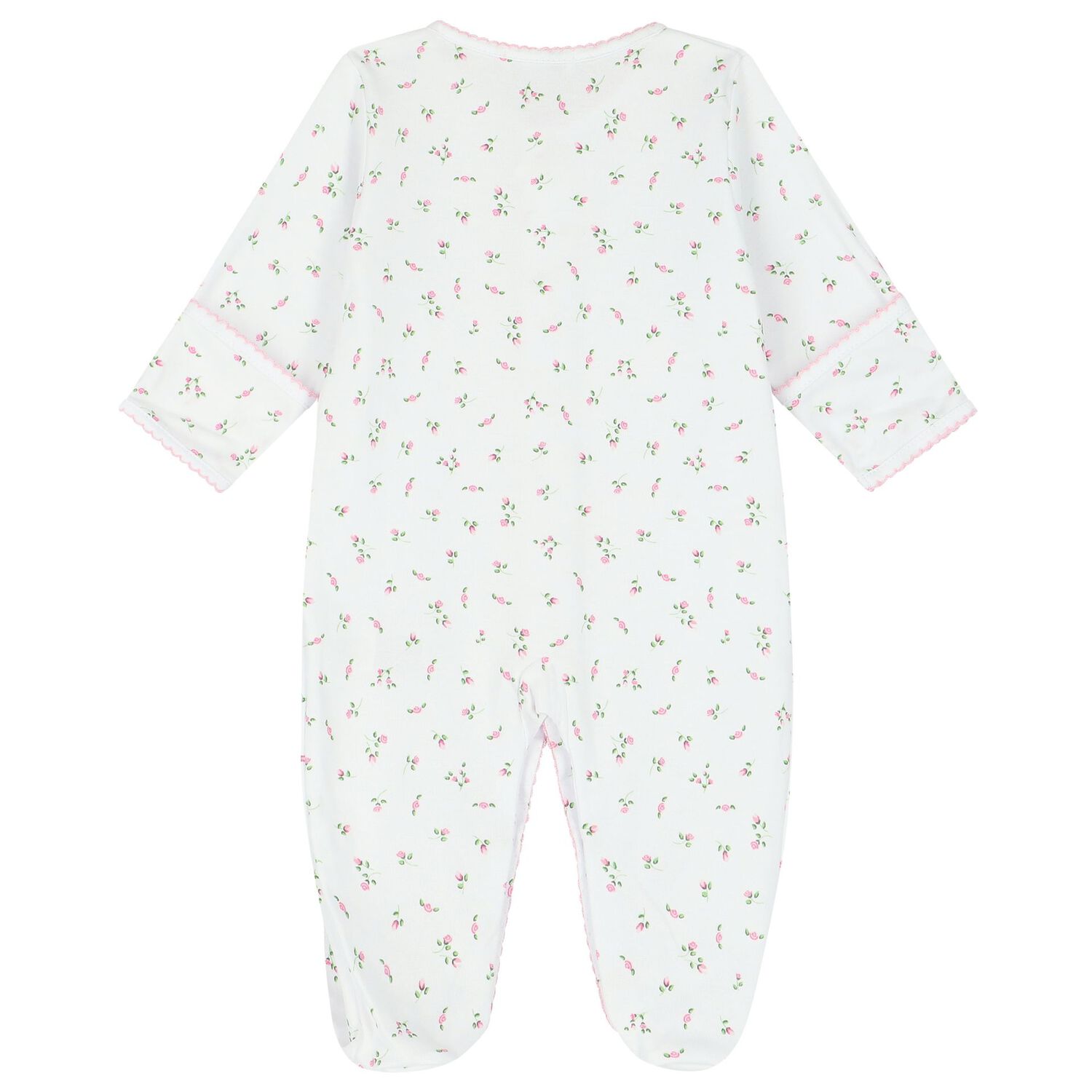 Baby Girls White & Pink Roses Babygrow Gift Set, 1, hi-res