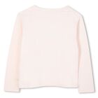 Girls Ivory Embellished Long Sleeve Top, 1, hi-res