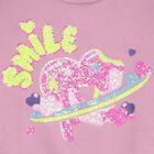 Girls Pink Sequin Sweatshirt, 1, hi-res
