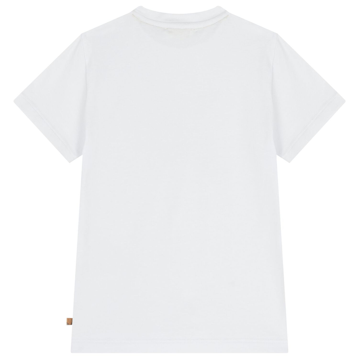 Boys White & Beige Geo Map Shorts Set, 1, hi-res