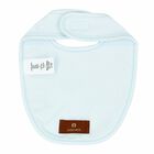 Baby Blue Logo Bib, 2, hi-res