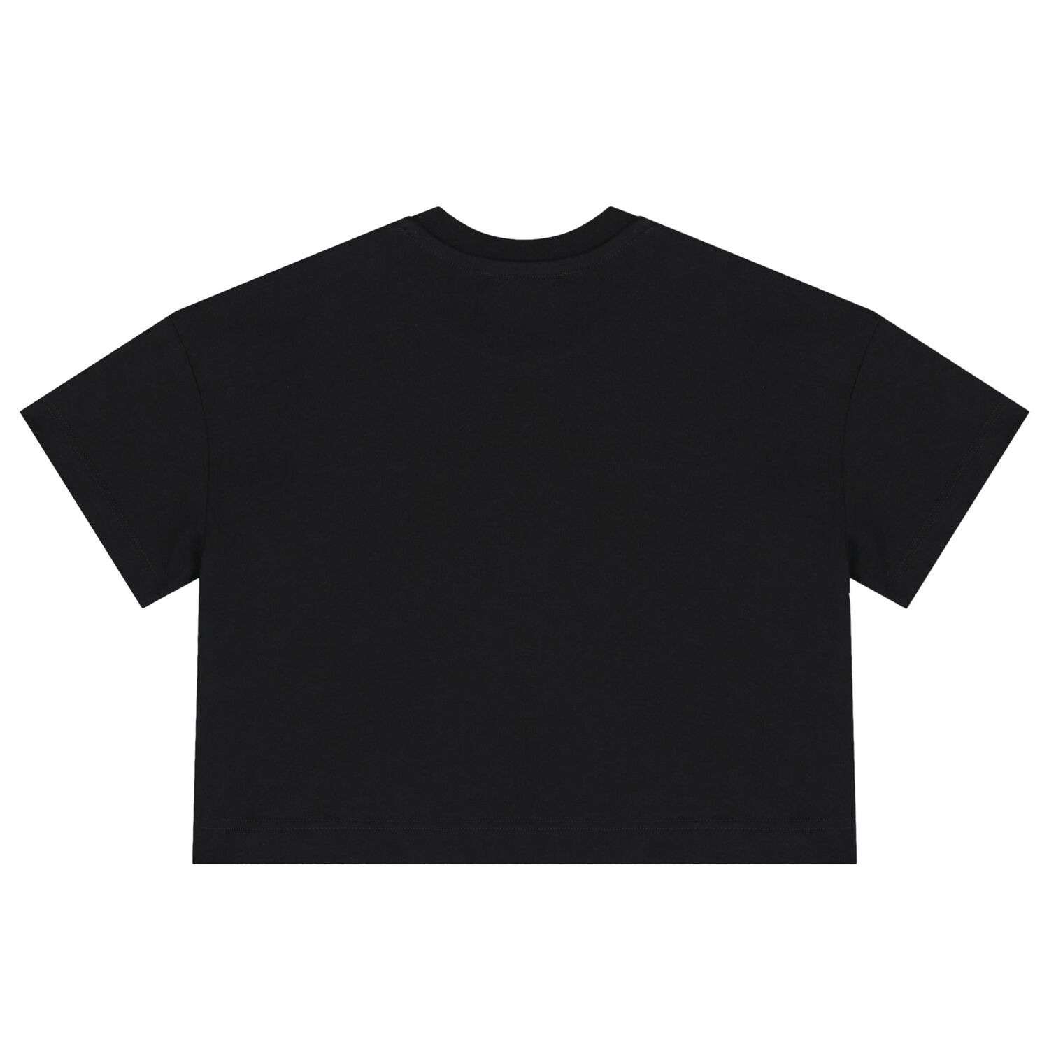 Girls Black Logo T-Shirt, 2, hi-res image number null