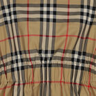 Girls Beige Checked Dress, 1, hi-res
