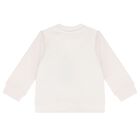 Baby Girls Ivory & Pink Logo Trouser Set, 1, hi-res