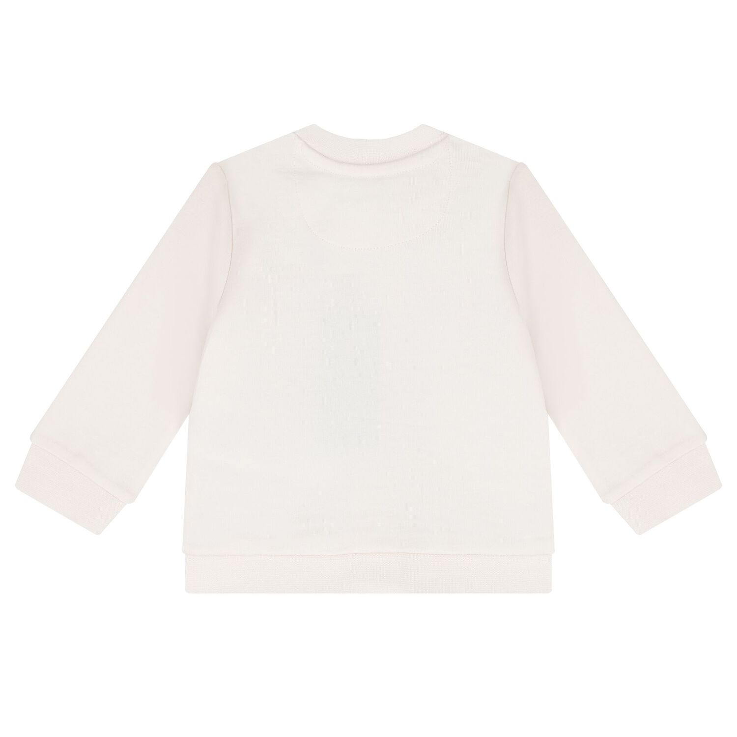 Baby Girls Ivory & Pink Logo Trouser Set, 1, hi-res