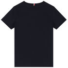 Boys Navy Blue Logo T-Shirt, 1, hi-res