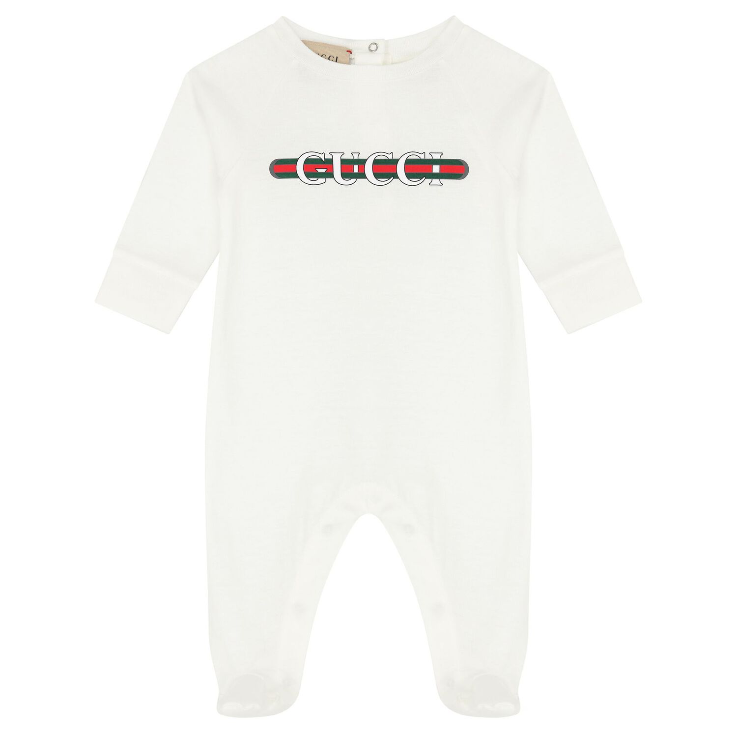 White Logo Babygrow Gift Set, 1, hi-res
