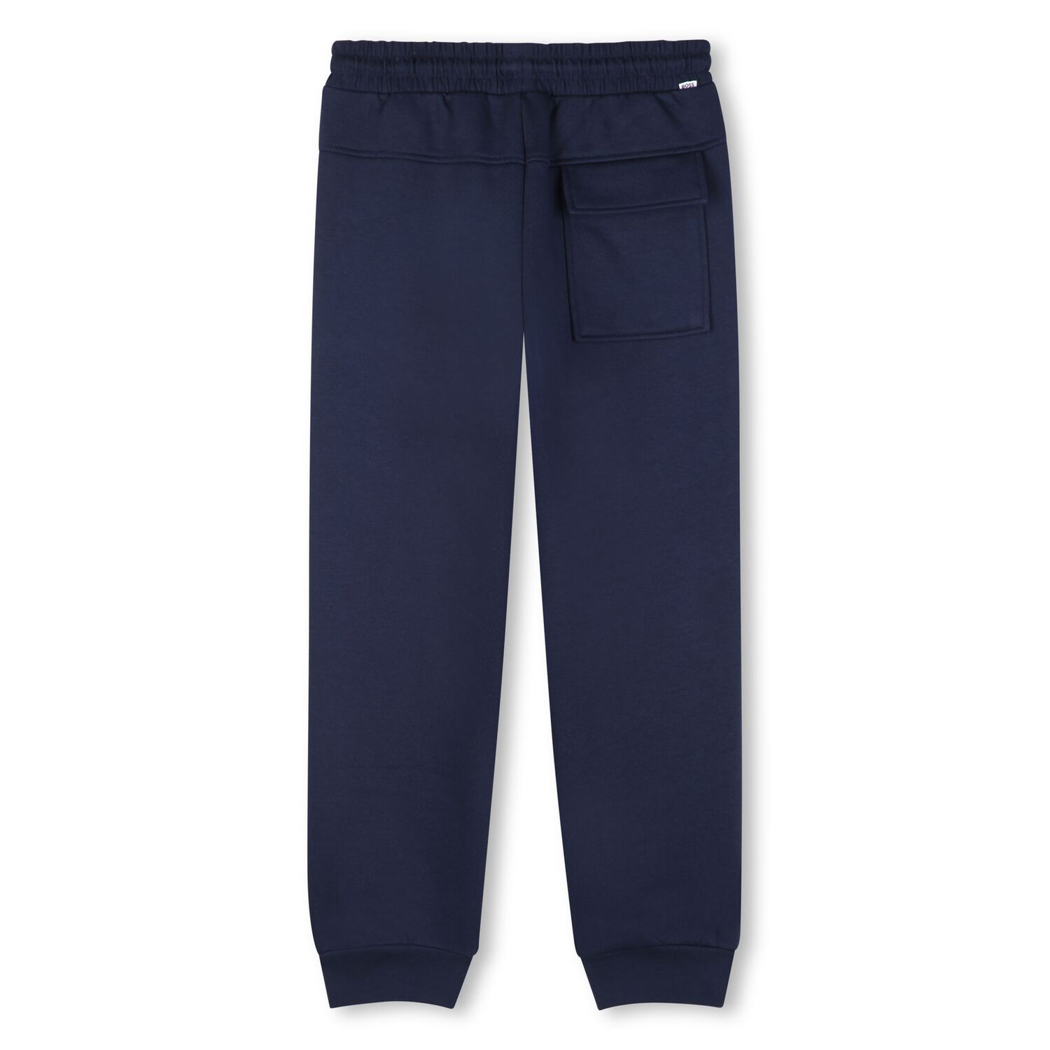 Boys Navy Blue Logo Joggers, 1, hi-res