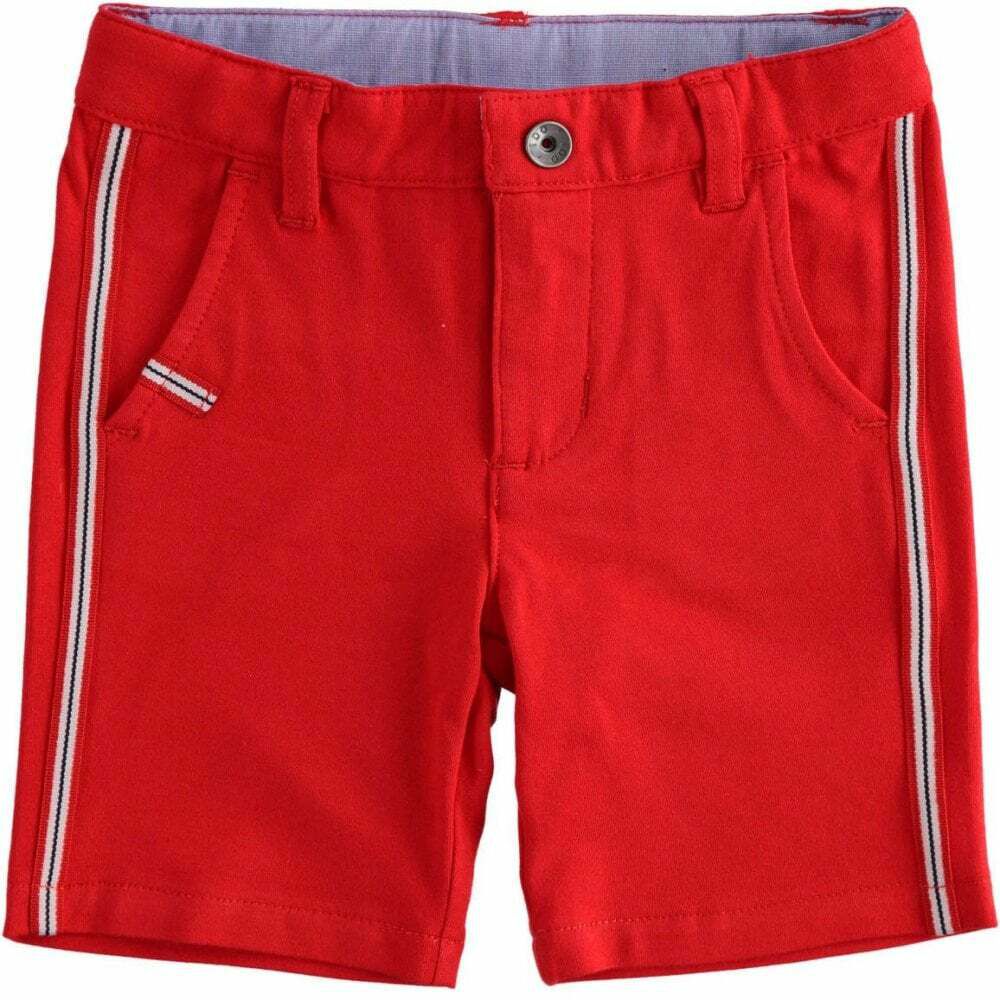 iDO Boys Red Shorts Junior Couture UK