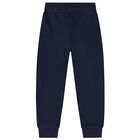 Boys Navy Blue Logo Tracksuit, 1, hi-res