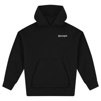 Palm Angels Black Logo Hooded Top, 1 Black Logo Hooded Top