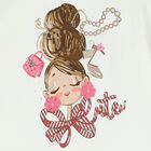 Girls Ivory Long Sleeve Top&Acirc;&nbsp;, 1, hi-res