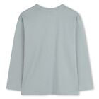 Boys Green Logo Long Sleeve Top, 1, hi-res