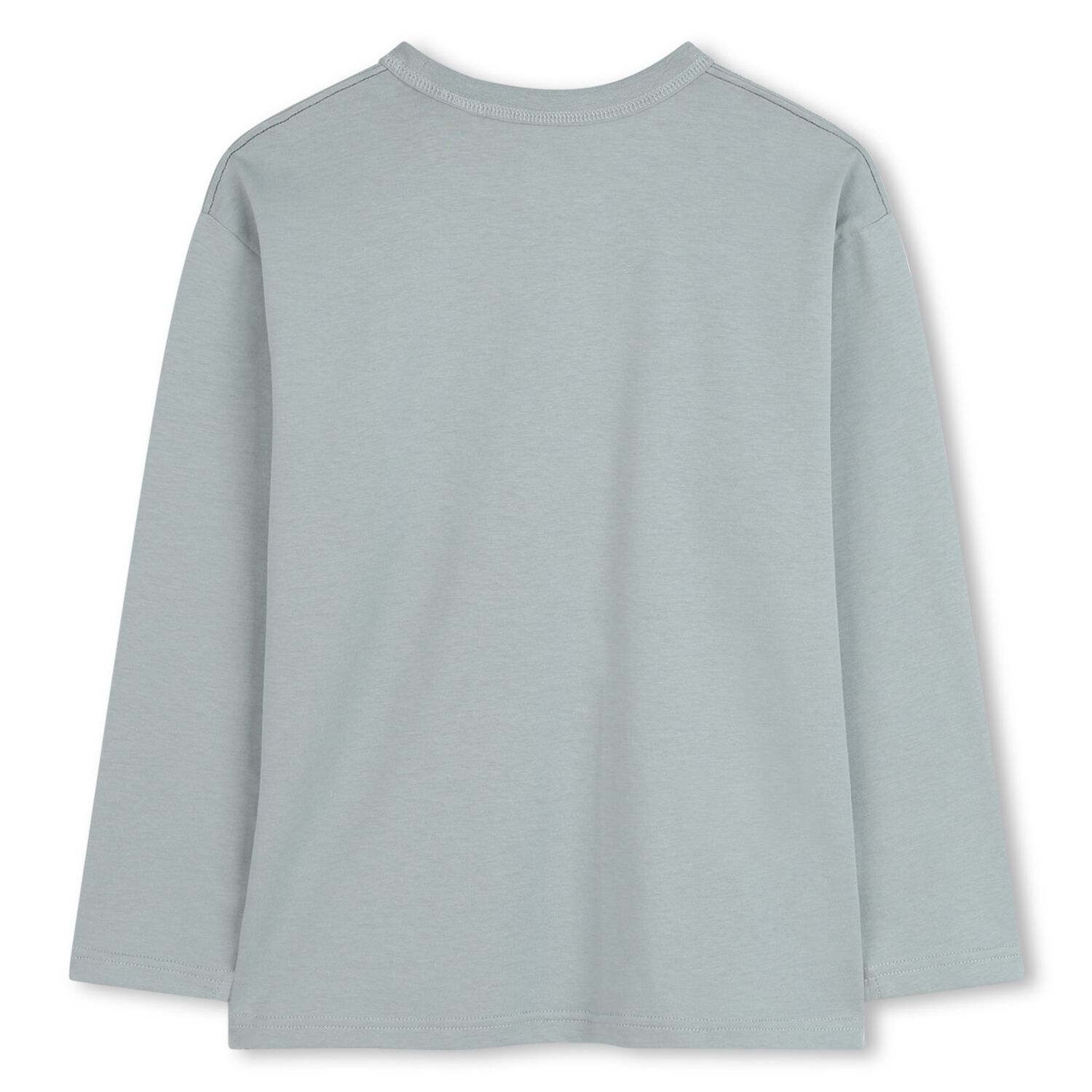 Boys Green Logo Long Sleeve Top, 1, hi-res image number null