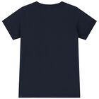 Boys Navy Blue Logo T-Shirt, 2, hi-res