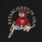 Boys Black Logo Teddy Bear Sweatshirt, 1, hi-res