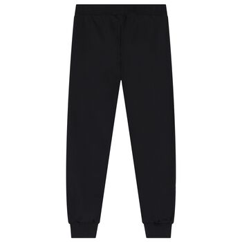 Black Teddy Bear Logo Joggers