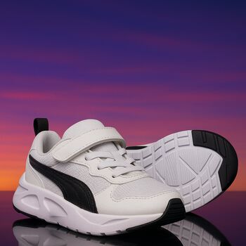 White & Black Trinity Trainers