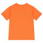 Boys White, Orange & Blue Shorts Set, 1, hi-res