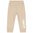 Beige Logo Tracksuit, 1, hi-res