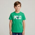 Boys Green Logo T-Shirt, 1, hi-res