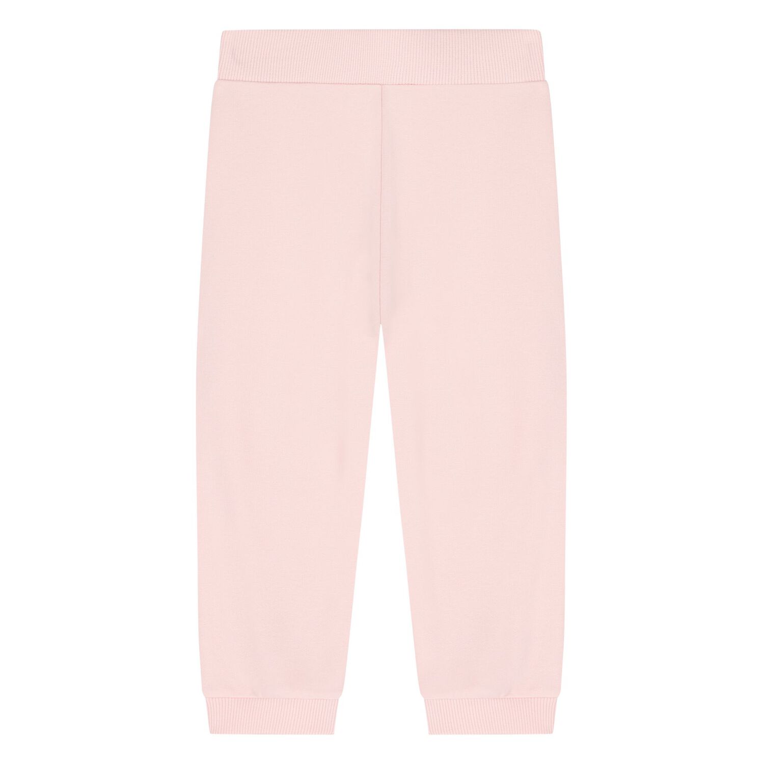 Baby Girls Pink & White Elephant Logo Tracksuit Set, 1, hi-res