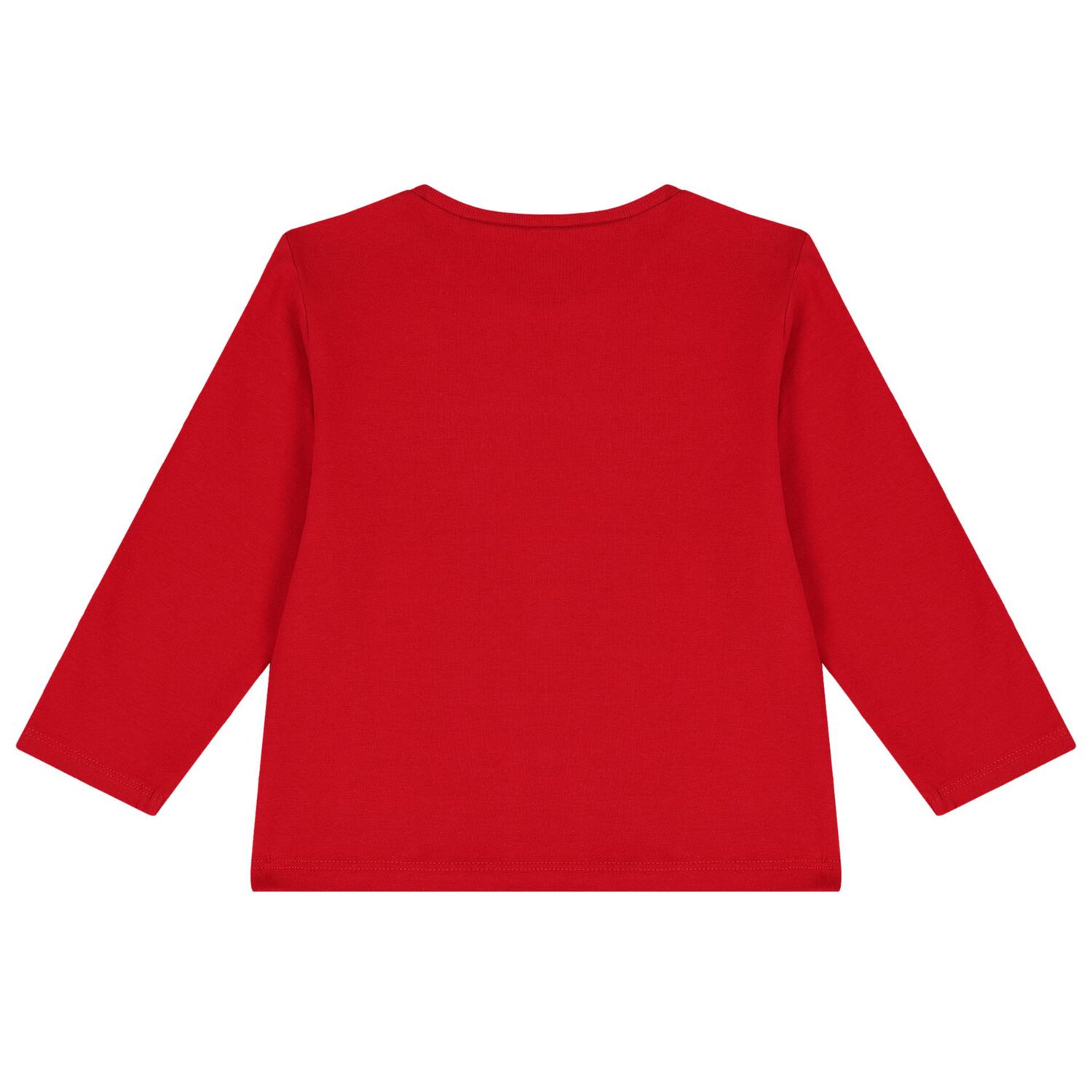 Baby Boys Red & Ivory Long Sleeve Top ( 2-Pack ), 1, hi-res
