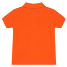 Boys Orange Logo Polo Shirt, 2, hi-res