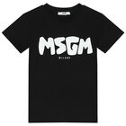 Boys Black Logo T-Shirt, 2, hi-res