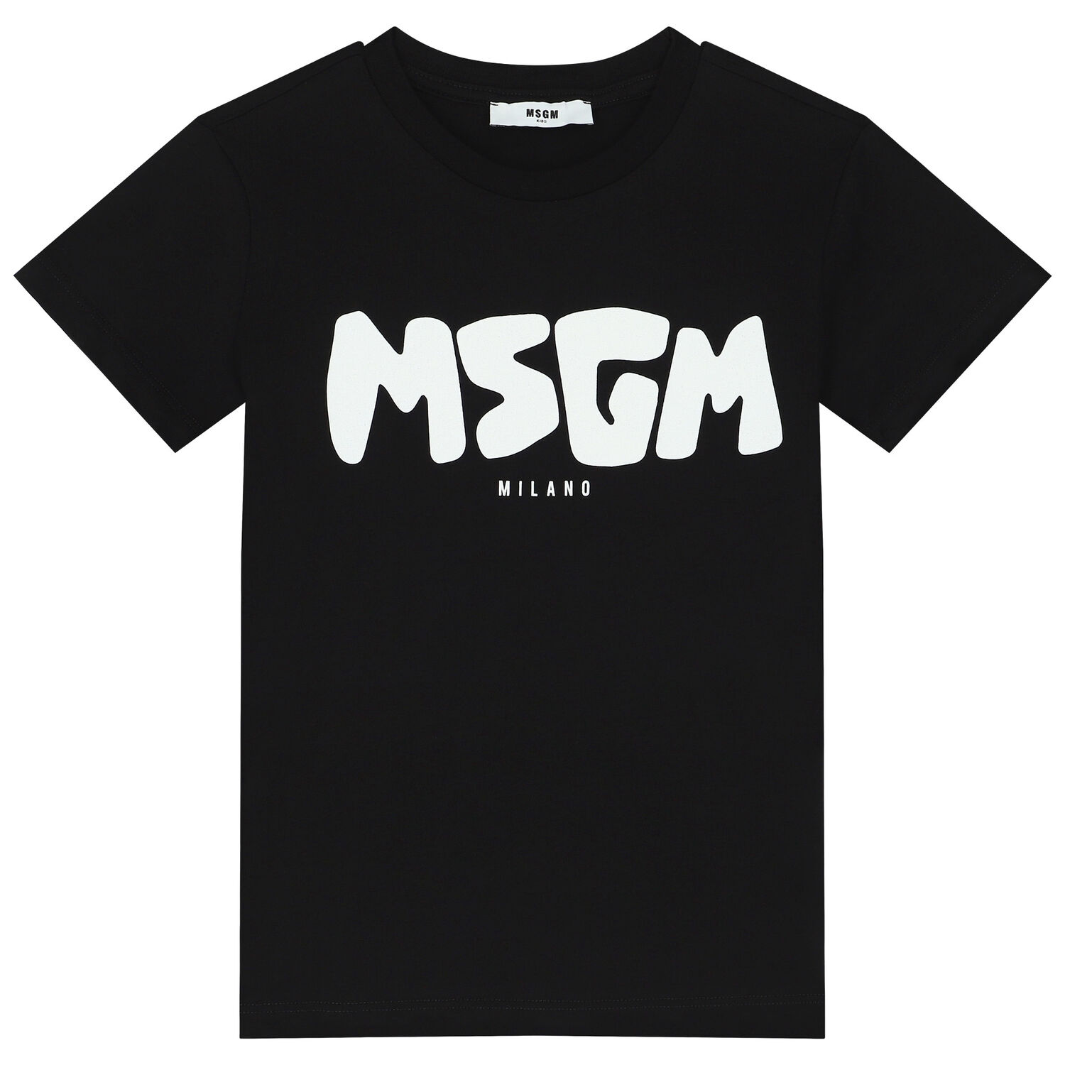 Boys Black Logo T-Shirt, 2, hi-res