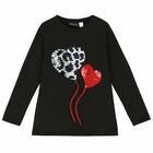 Girls Black & Red Leggings Set, 1, hi-res