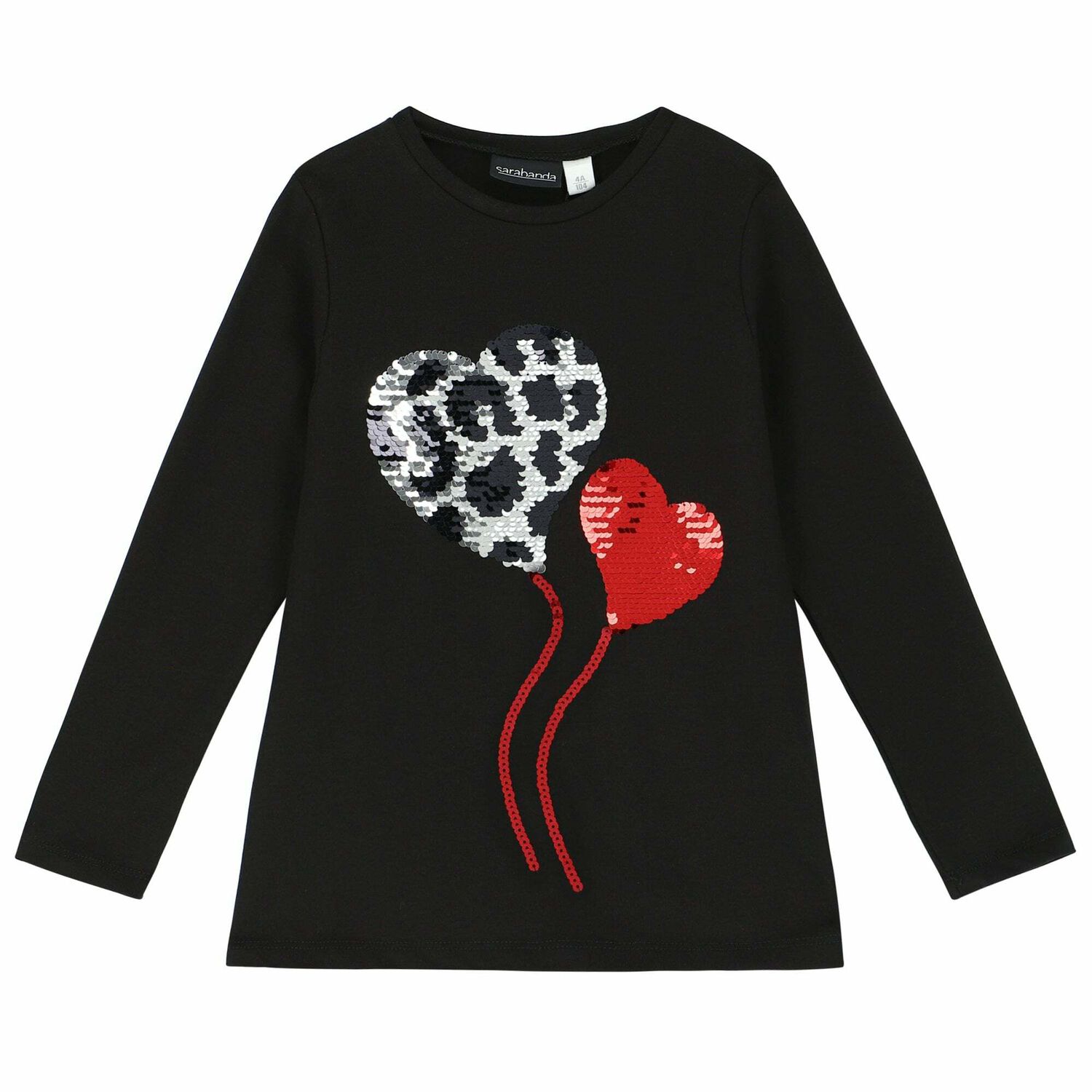 Girls Black & Red Leggings Set, 1, hi-res