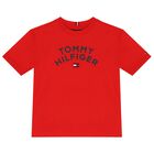 Boys Red Logo T-Shirt, 1, hi-res