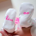 Baby Girls White Heart Babygrow, 1, hi-res