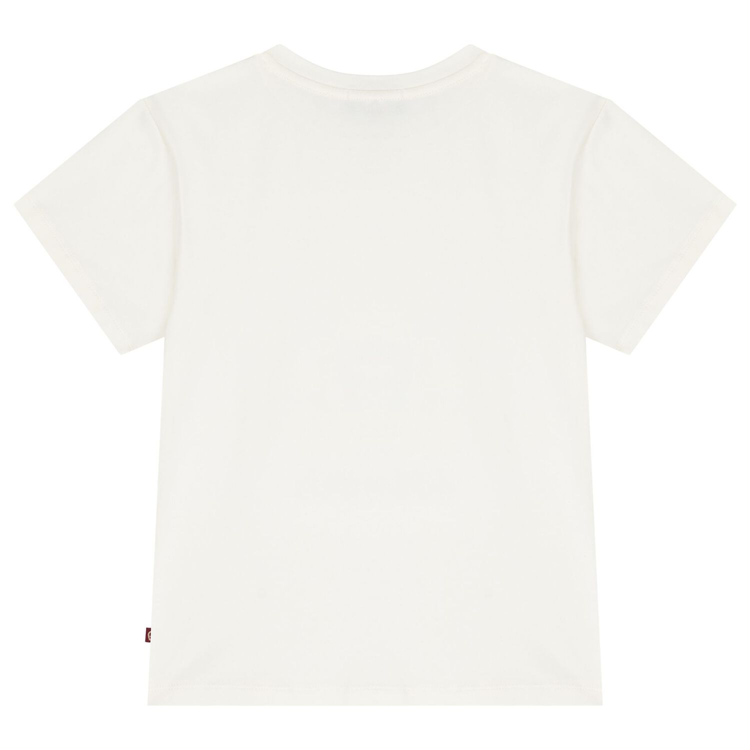 Girls Ivory Faux Fur Teddy Bear Logo T-Shirt, 1, hi-res
