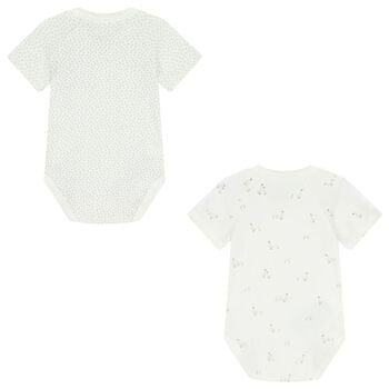 Ivory & Grey Bodysuits ( 2-Pack )