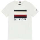 Boys White Logo T-Shirt, 1, hi-res