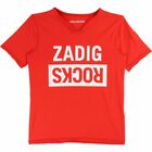 Boys Red Cotton T-Shirt, 1, hi-res