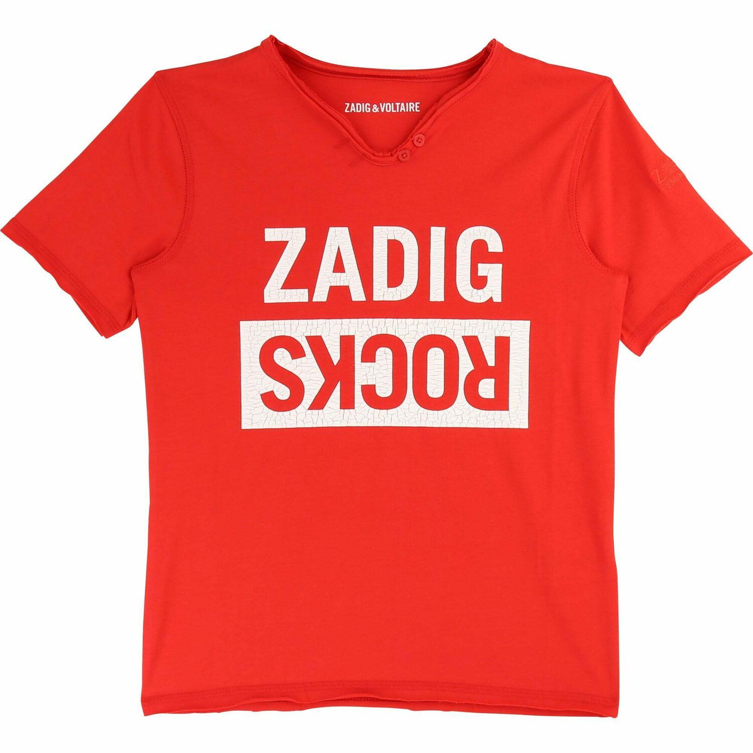 Boys Red Cotton T-Shirt, 1, hi-res