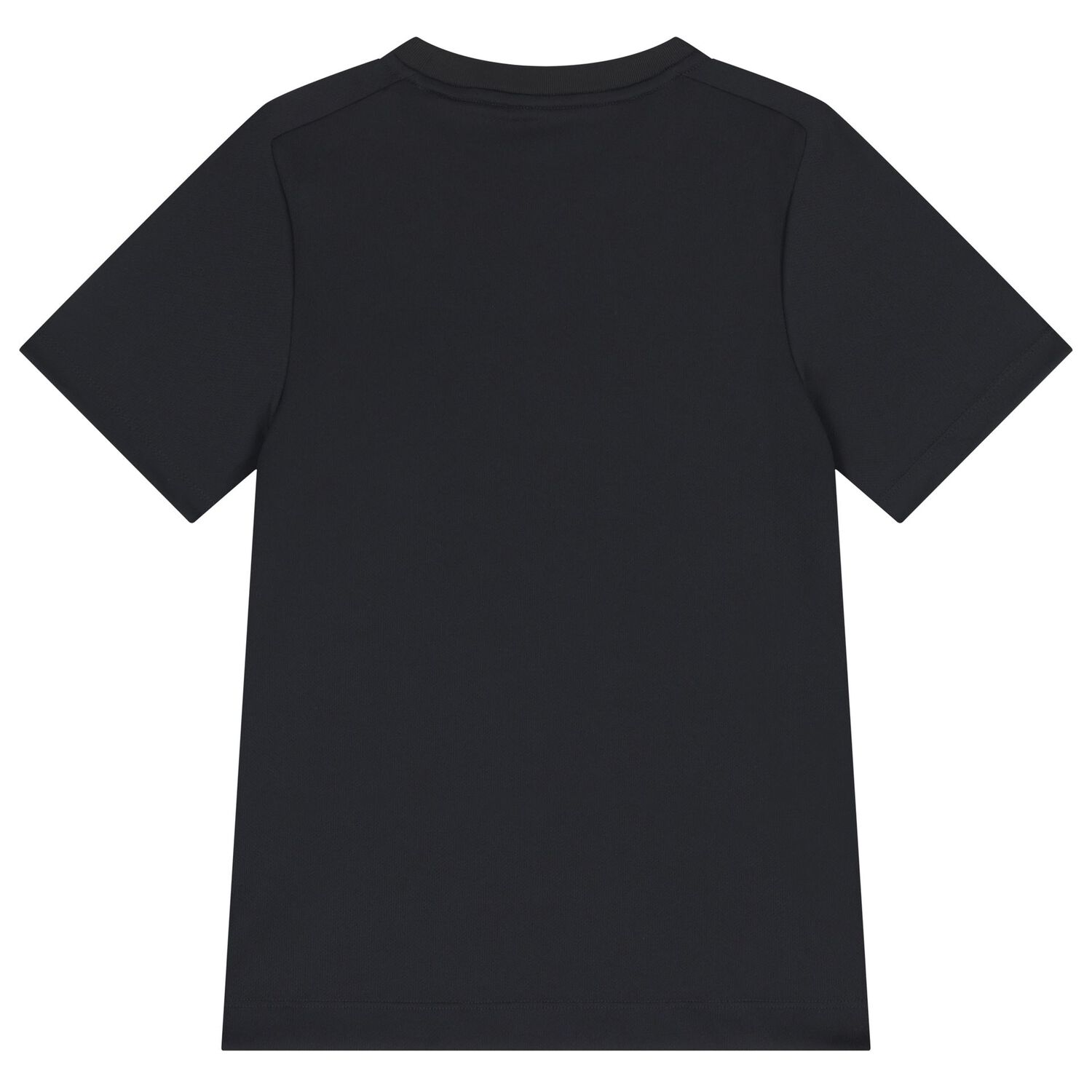 Boys Black Logo T-shirt, 1, hi-res
