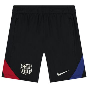 Black F.C. Barcelona Logo Shorts