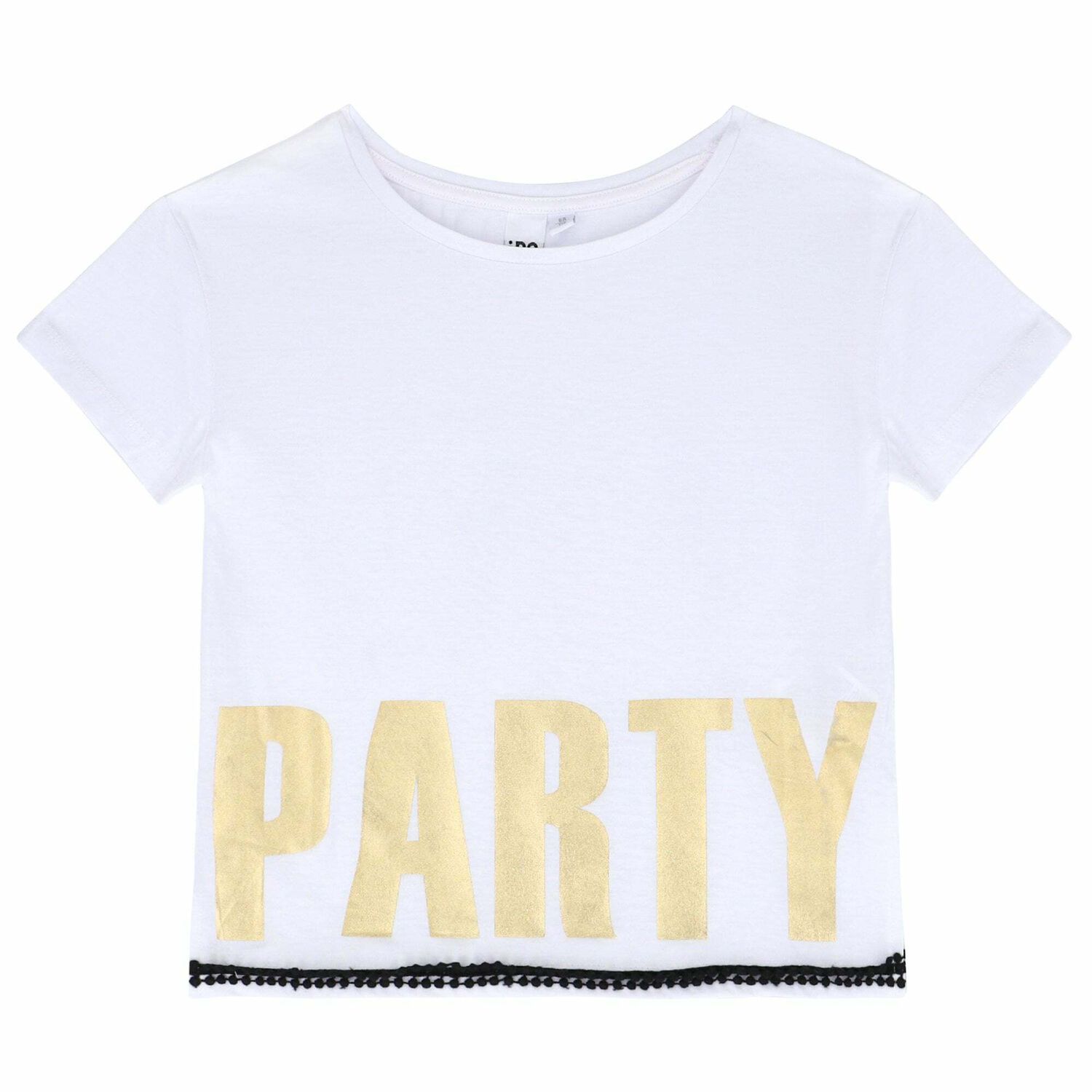 Girls White & Gold Top, 1, hi-res image number null