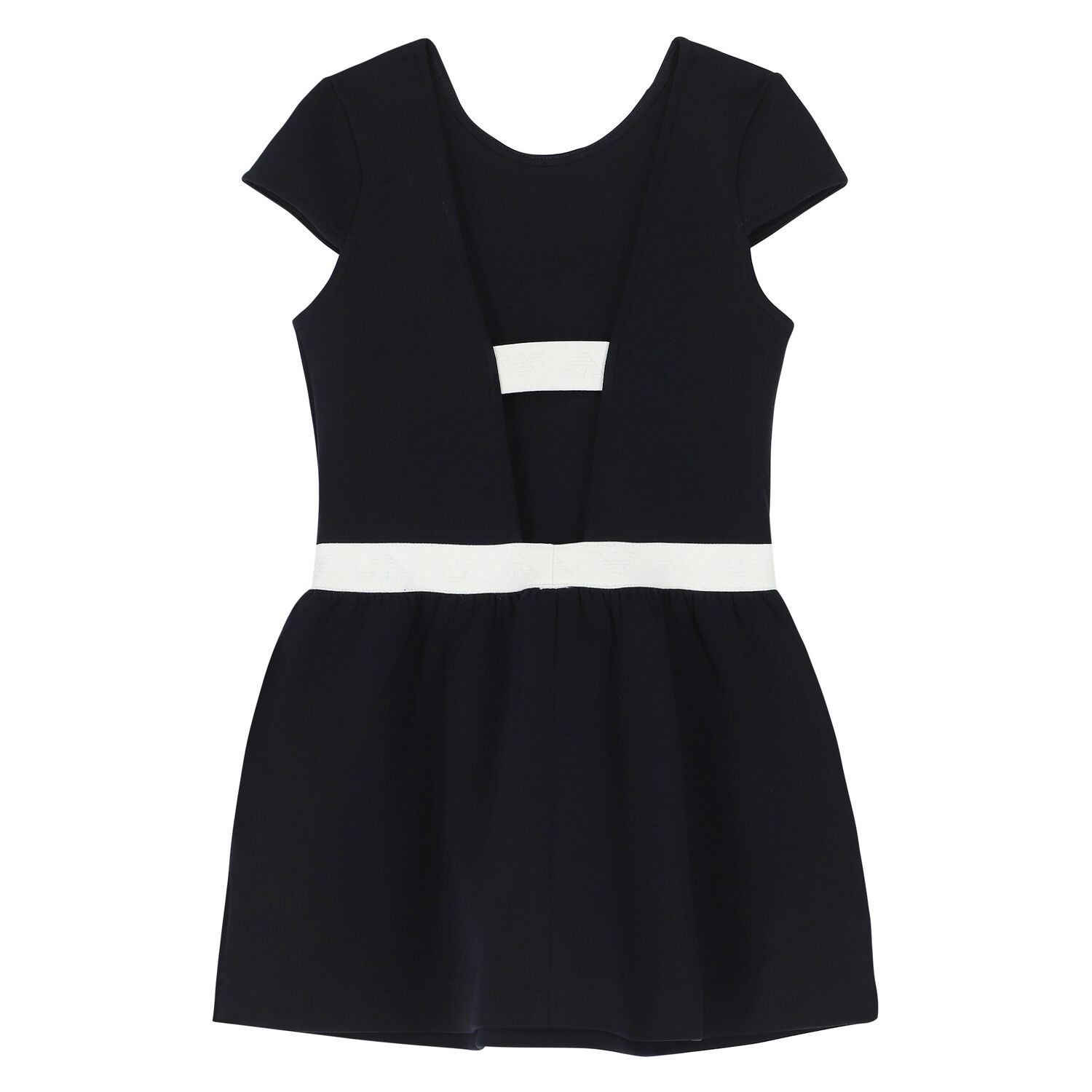 Girls Navy Logo Dress, 1, hi-res