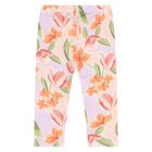 Younger Ivory & Pink Floral Leggings Set, 1, hi-res