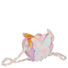 Girls Pink Butterfly Handbag, 1, hi-res